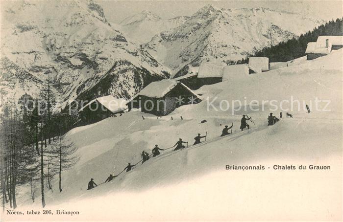 Brianconnet Chalets du Grauon en hiver Alpes