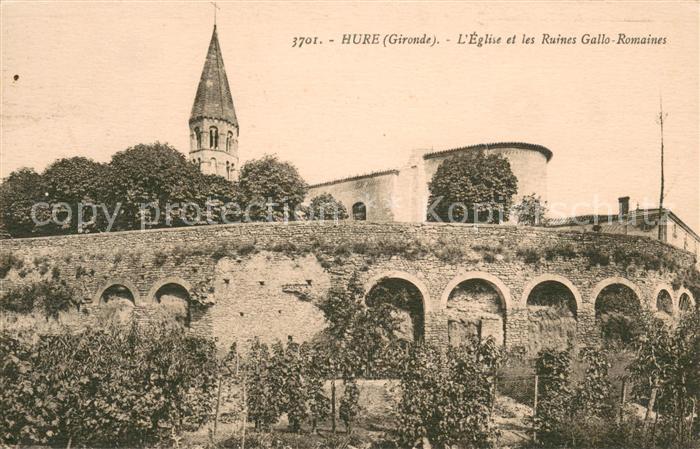 Hure Eglise et ruines gallo-romaines