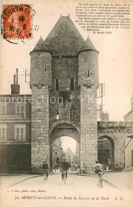 Moret-sur-Loing Porte de Samois ou de Paris