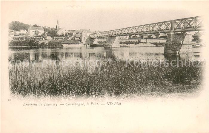 Thomery Champagne le pont