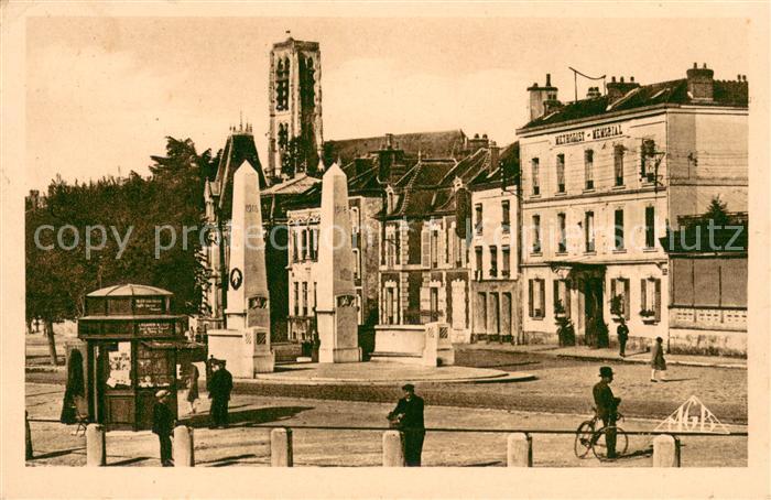 Chateau-Thierry Place des Etats Unis et Monument de la 3e Division de l'Armée de