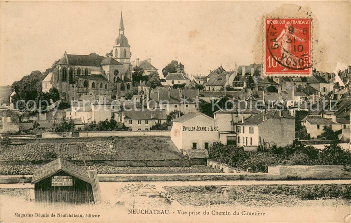 Neufchateau Vosges Vue prise du Chemin du Cimetière