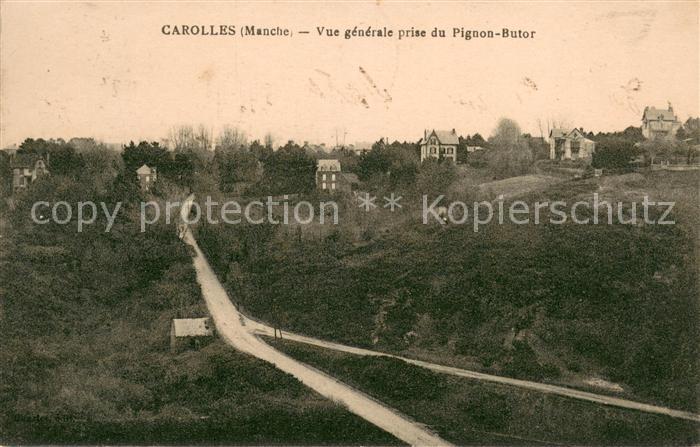Carolles Vue Generale prise du Pignon Butor