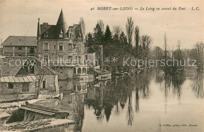 Moret-sur-Loing Le Loing en amont du pont