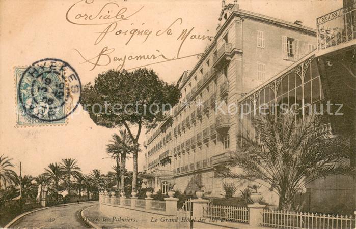 Hyeres les Palmiers Grand Hôtel des Iles d Or