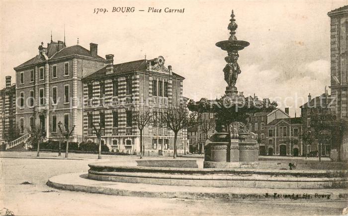 Bourg-en-Bresse Place Carriat Fontaine