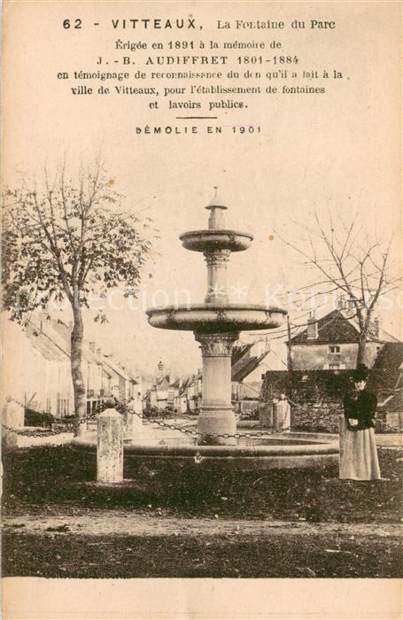 Vitteaux Fontaine du Parc