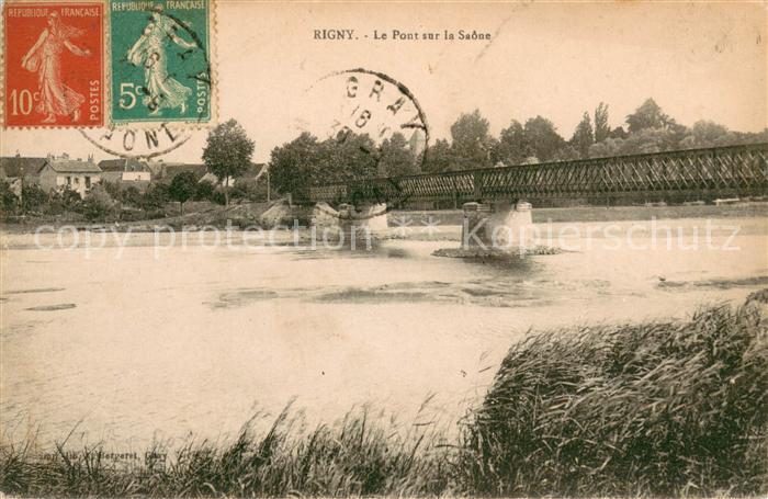 Rigny Haute-Saone Le Pont sur la Saône
