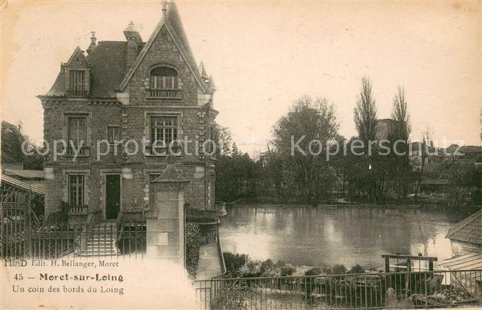 Moret-sur-Loing Un coin des bords du Loing