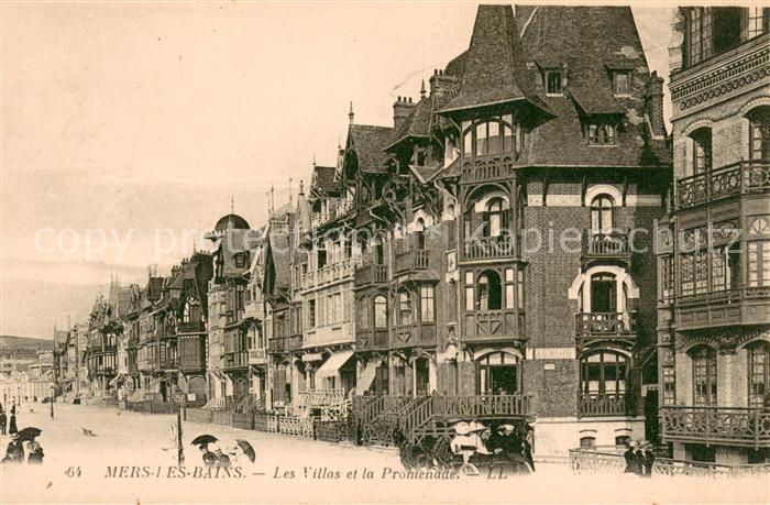 Mers-les-Bains Les Villas et la Promenade