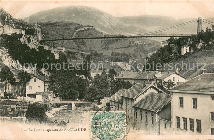Saint-Claude Jura Pont suspendu