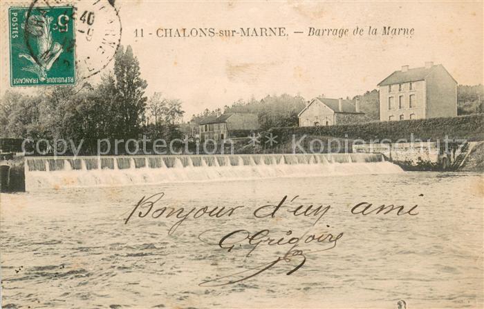 Chalons-sur-Marne Barrage de la Marne