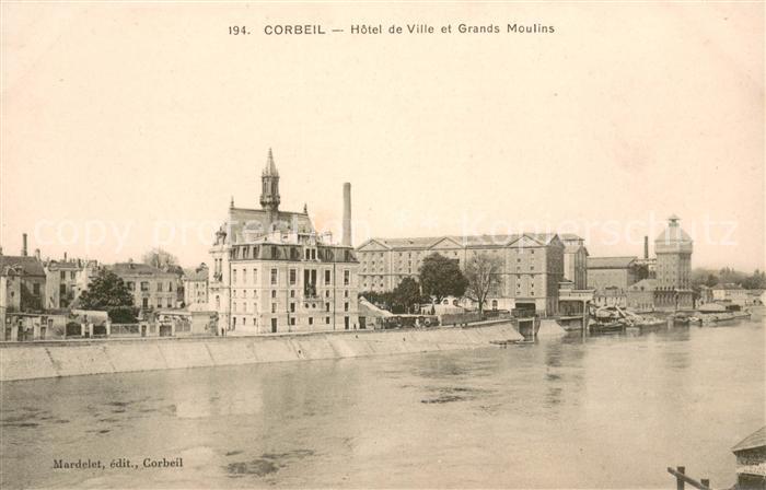Corbeil-Essonnes Hôtel de Ville et Grands Moulins
