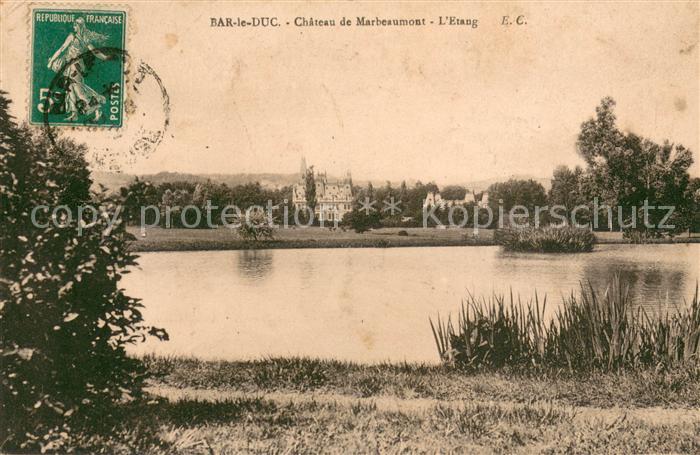 Bar-le-Duc Chateau de Marbeaumont Etang