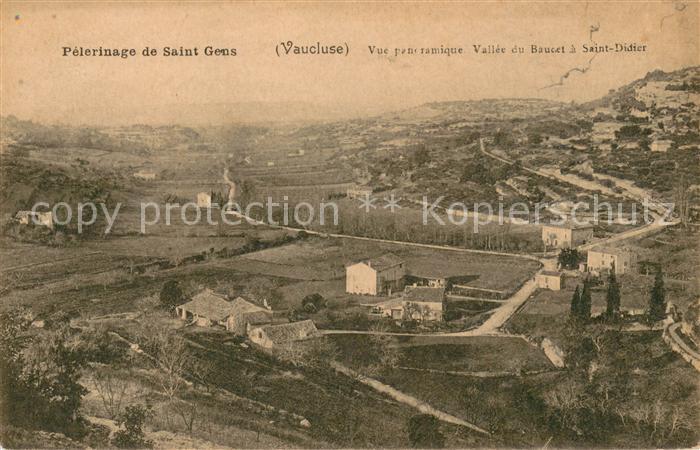 Monteux Pelerinage de Saint Gens Vallee du Baucet a Saint Didier