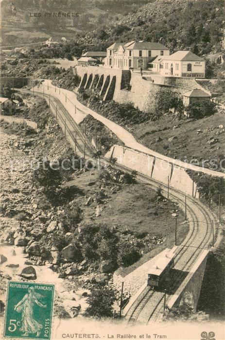 Cauterets La Raillère et le tram