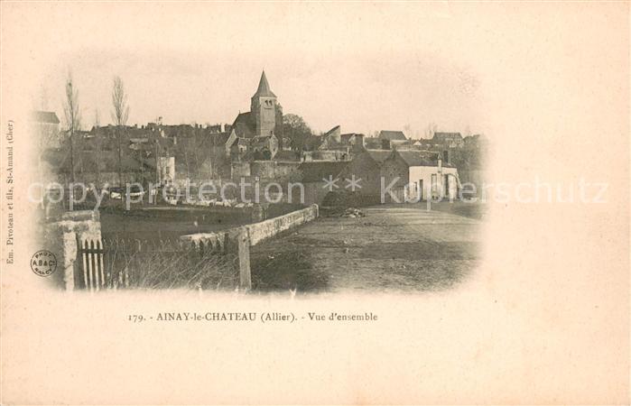 Ainay-le-Chateau Vue d ensemble