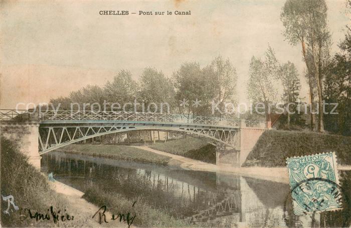 Chelles Oise Pont sur le canal