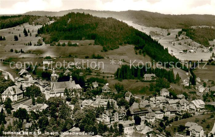 Todtmoos Schwarzwald BW Kurort im Schwarzwald Fliegeraufnahme