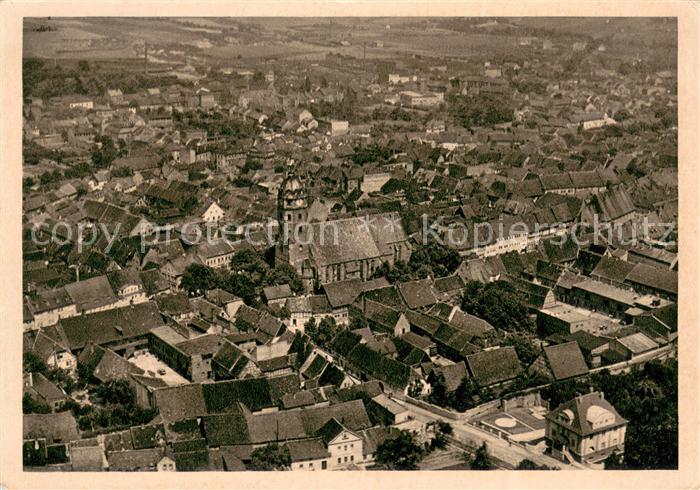 Sangerhausen Suedharz Fliegeraufnahme