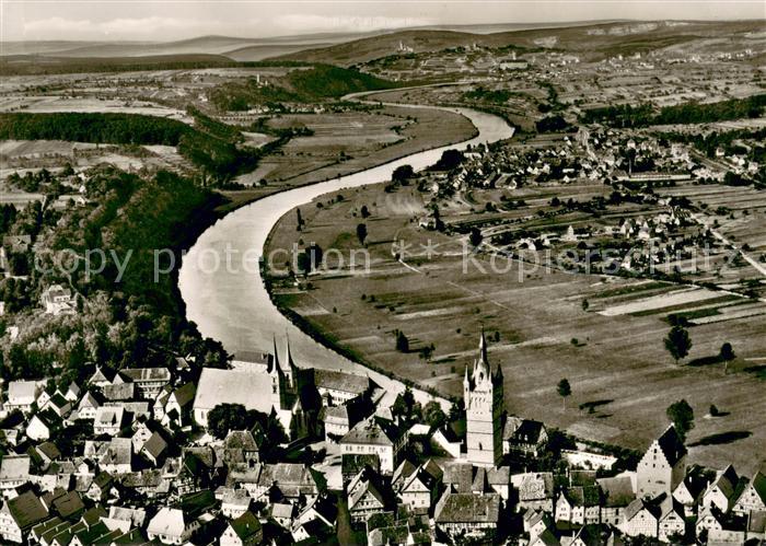 Bad Wimpfen Neckartal Fliegeraufnahme