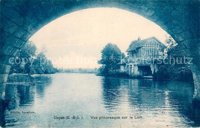 Cloyes-sur-le-Loir Vue pittoresque sur le Loir