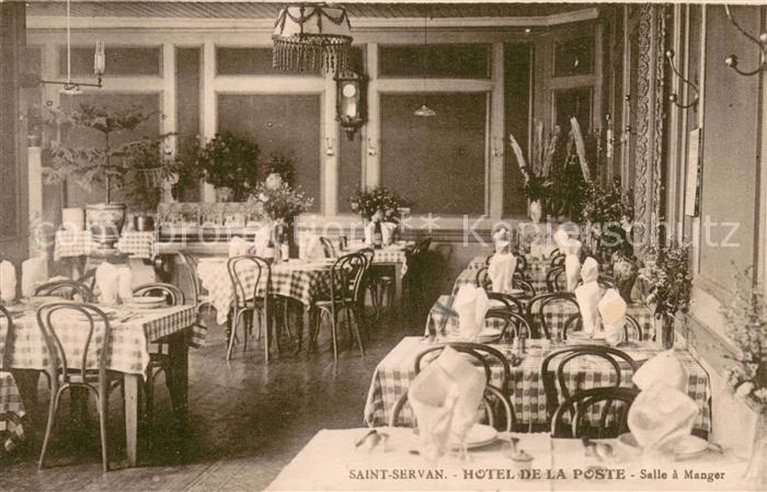 Saint-Servan Ille-et-Vilaine Hotel de la Poste Salle a Manger