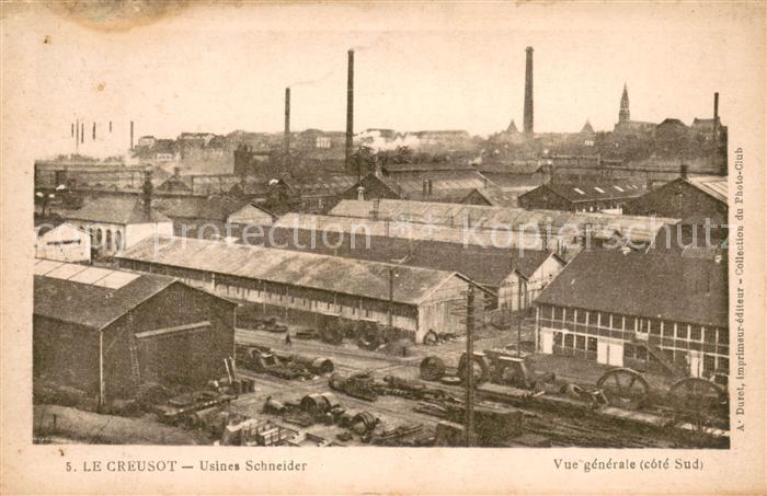 Le Creusot Saone-et-Loire Usines Schneider Vue generale