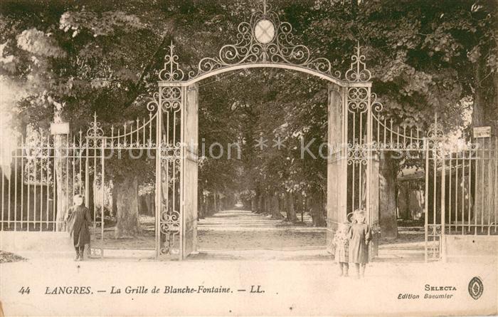 Langres La Grille de Blanche Fontaine