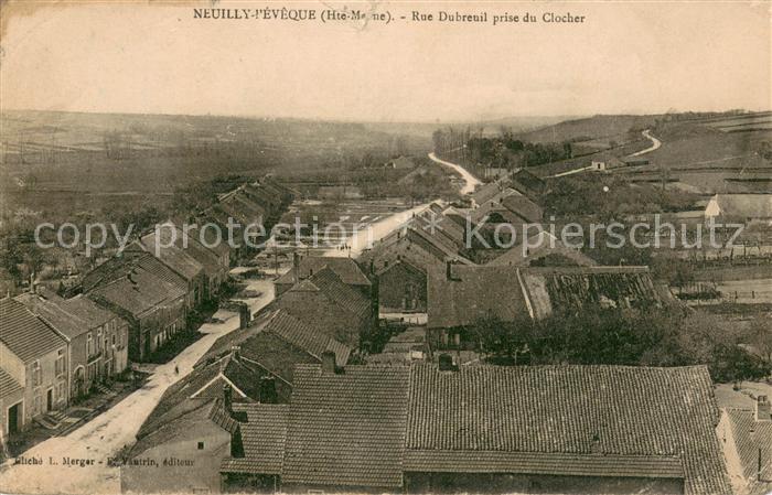 Neuilly-l Eveque Rue Dubreuil prise du Clocher