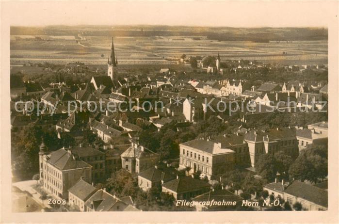Horn Niederoesterreich Fliegeraufnahme