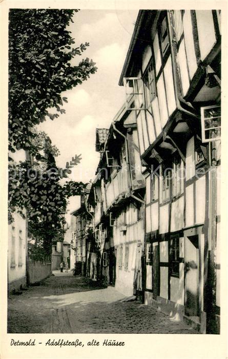 Detmold Adolfstrasse alte Haeuser