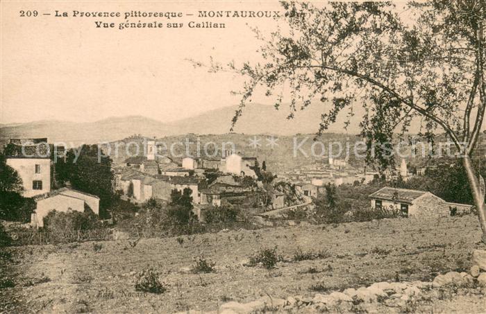 Montauroux Vue generale sur Callian