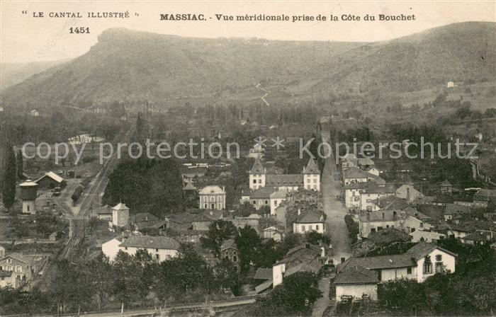 Massiac Vue meridionale prise de la Cote du Bouchet