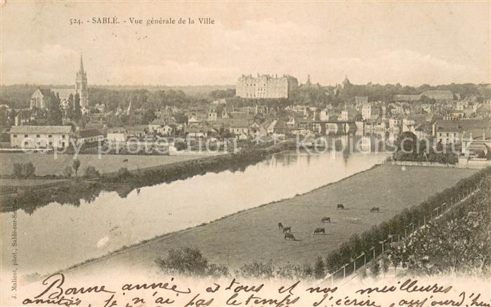 Sable-sur-Sarthe Vue generale de la Ville