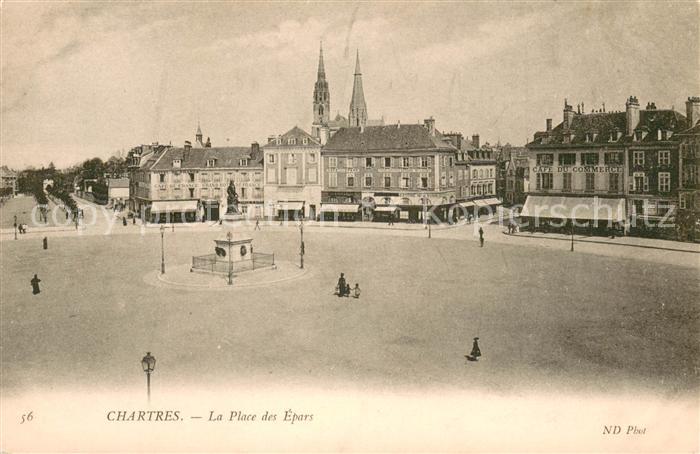 Chartres 28 La Place des Epars