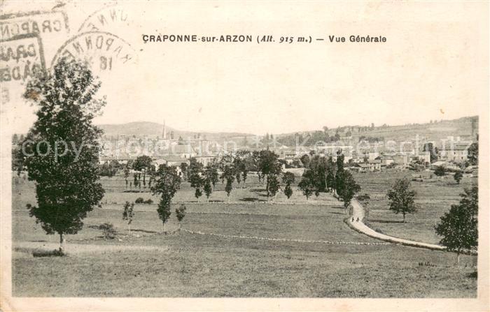 Craponne-sur-Arzon Vue generale