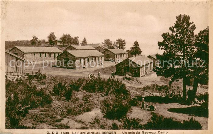 La Fontaine du Berger Un coin du Nouveau Camp