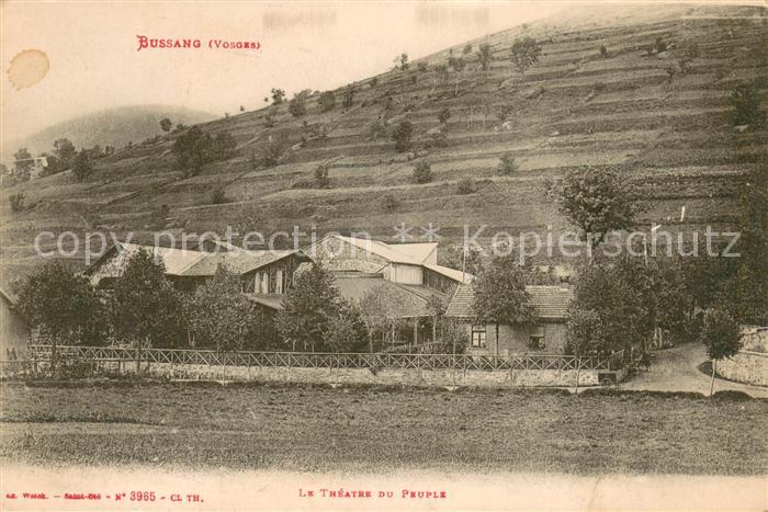 Bussang Vosges Le Theatre du Peuple