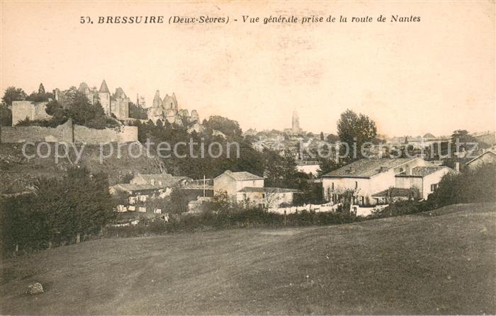 Bressuire Vue generale prise de la route de Nantes