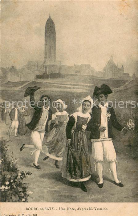 Bourg-de-Batz Le Une Noce d’apres M Vasselon