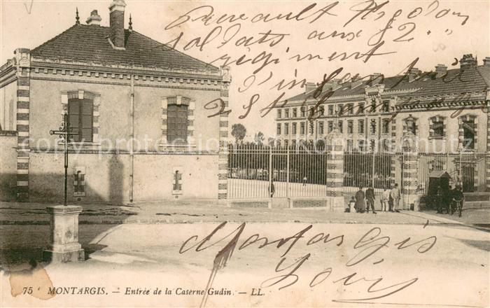 Montargis Loiret Entree de la Caserne Gudin