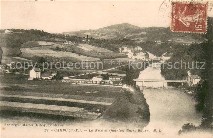 Cambo-les-Bains La Nive et Quartier Basse Boure