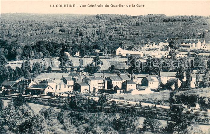 La Courtine Vue generale du Quartier de la Gare
