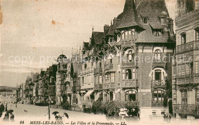 Mers-les-Bains Les Villas et la Promenade
