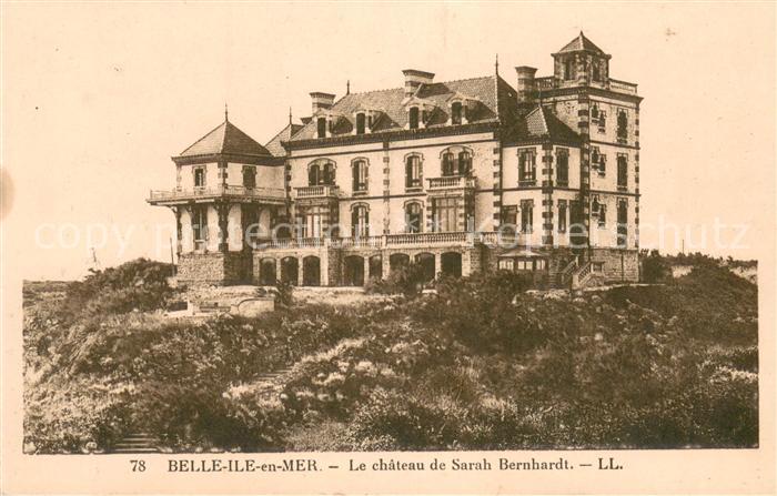 Belle-Ile-en-Mer Le Chateau de Sarah Bernhardt
