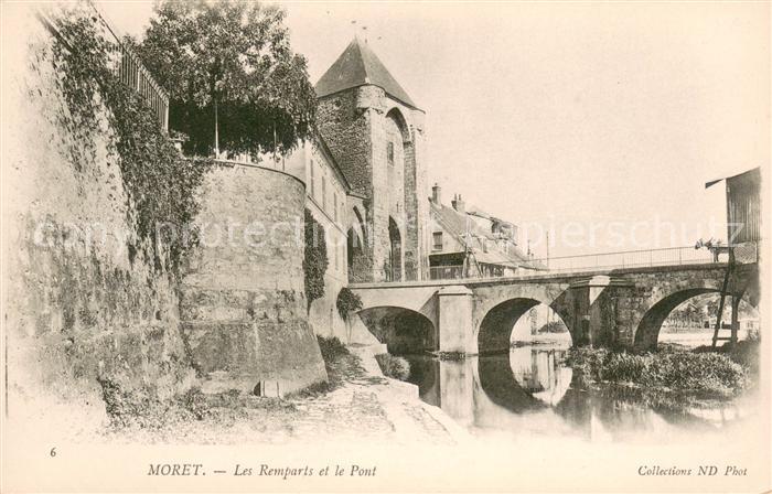 Moret-sur-Loing Les Remparts et le Pont