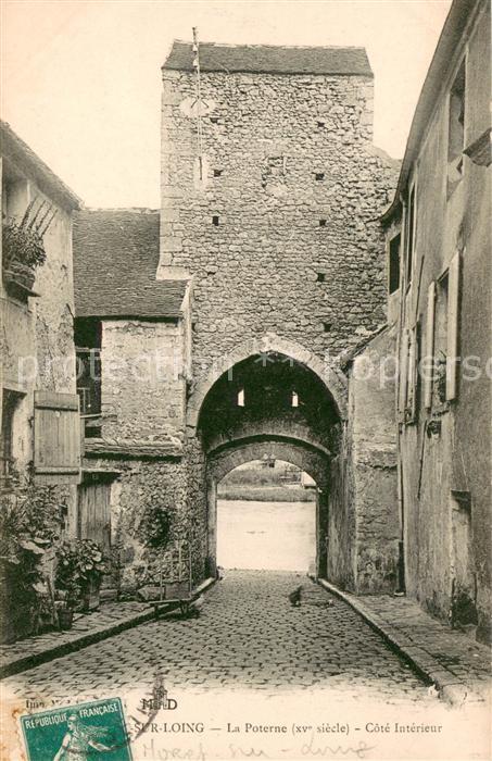 Moret-sur-Loing La Poterne Cote Interieur