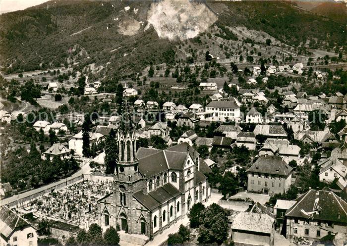 Willer-sur-Thur Eglise Vue aerienne