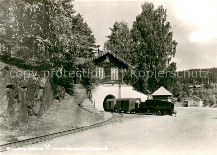 Kongsberg Solwerk Gruveingangen i Saggrenda